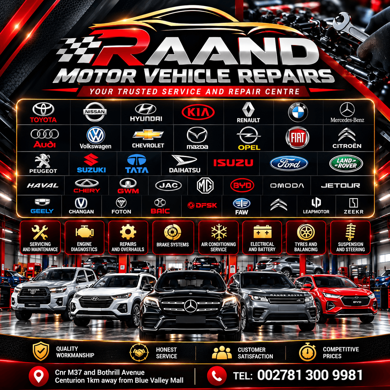 Raand Motor Vehicle Repairs Fixxr Mechanic